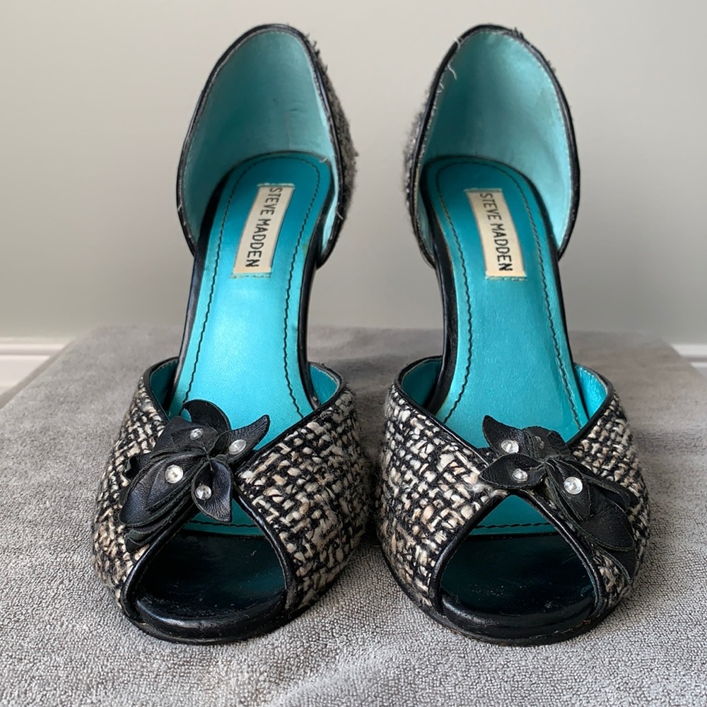 Steven Madden Tweed heels size 6